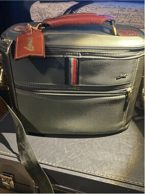 Lark Travel Case One Size Olive and Brown